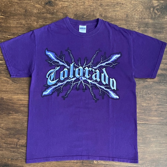 Y2K Colorado State Graphic T-Shirt - Picture 1 of 4